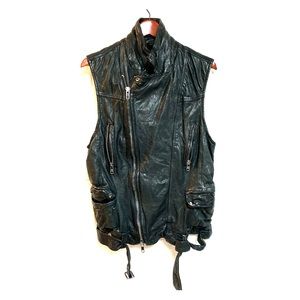 All Saints All Leather Vest